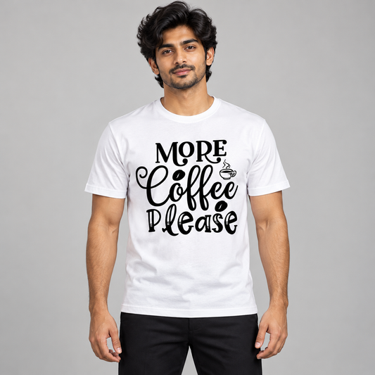 Give Me More Coffee Tshirt Design
