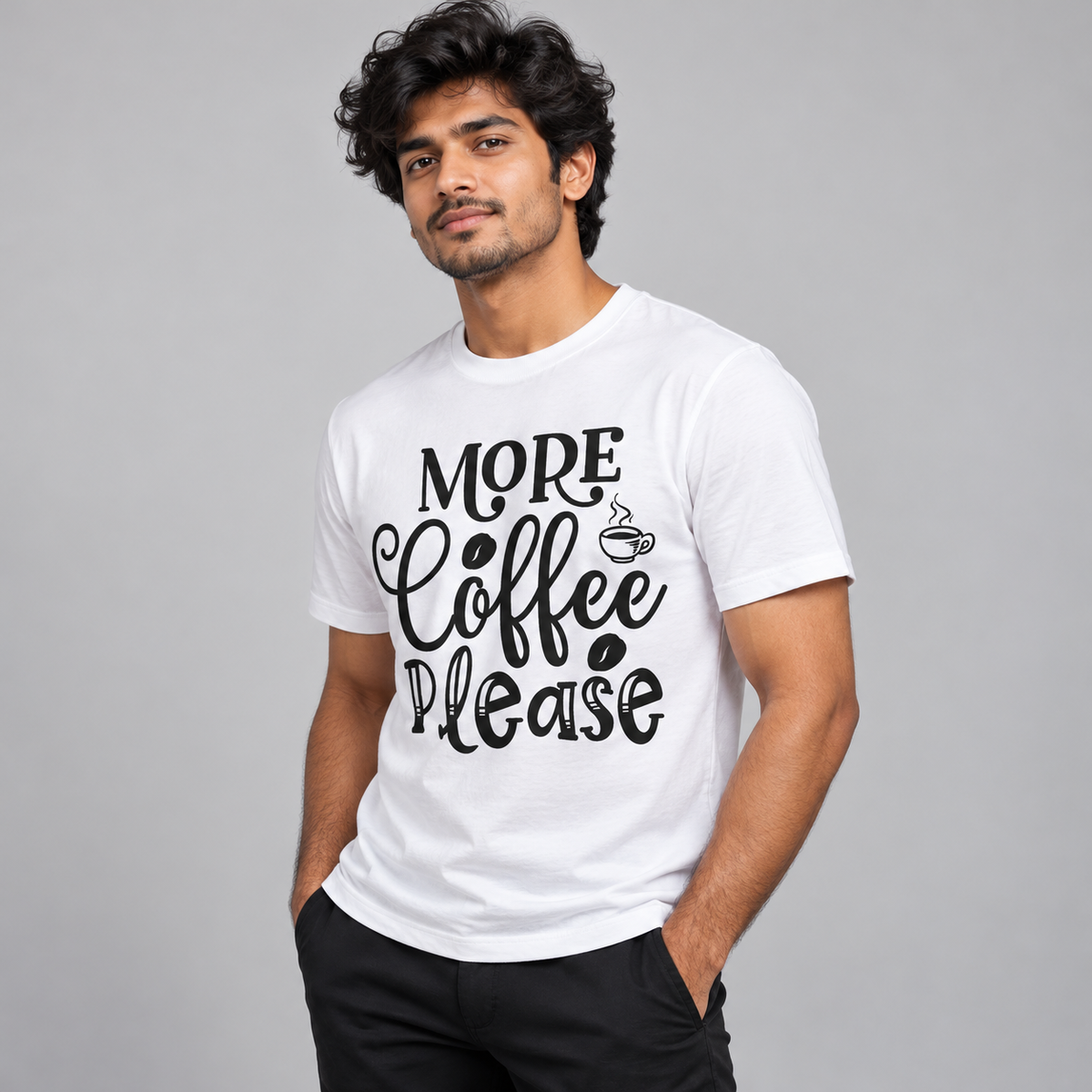 Give Me More Coffee Tshirt Design